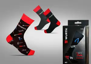 Снимка на Кутия работни чорапи WURTH(Y) SOCKS 3 чифта 39-42