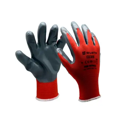 Снимка на Монтажни ръкавици RED NITRIL