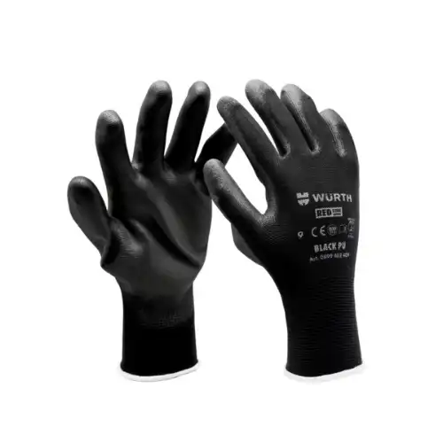 Снимка на Монтажни ръкавици Black PU