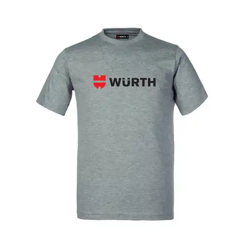 Снимка на Работна тениска с лого WÜRTH сив меланж