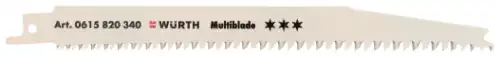 Снимка на Нож за саблен трион Дърво Multiblade