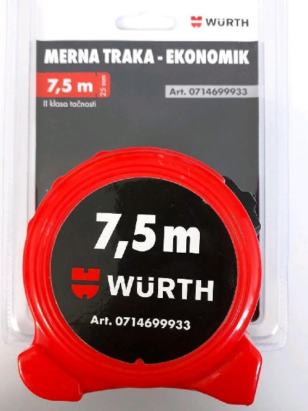 Снимка на Ролетка - Economic - 7,5m х 25mm