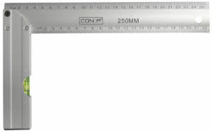 Снимка на Прав ъгъл алуминиев с либела 250mm CP