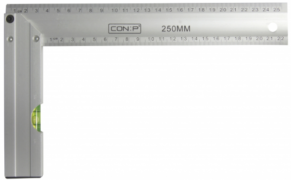 Снимка на Прав ъгъл алуминиев с либела 250mm CP