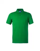 Снимка на Тениска с яка LION 100% памук зелена