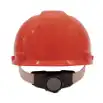 Снимка на Защитна каска - 4 -точкова червена 