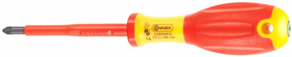 Снимка на Отвертка изолир.1000V кръст. PZ2x100mm COX