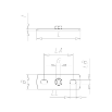 Снимка на Varifix Закрепваща планка, М10, тип 1, 80х30х3mm