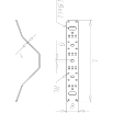 Снимка на Varifix Трапецовидна скоба R за ВВ, М8mm
