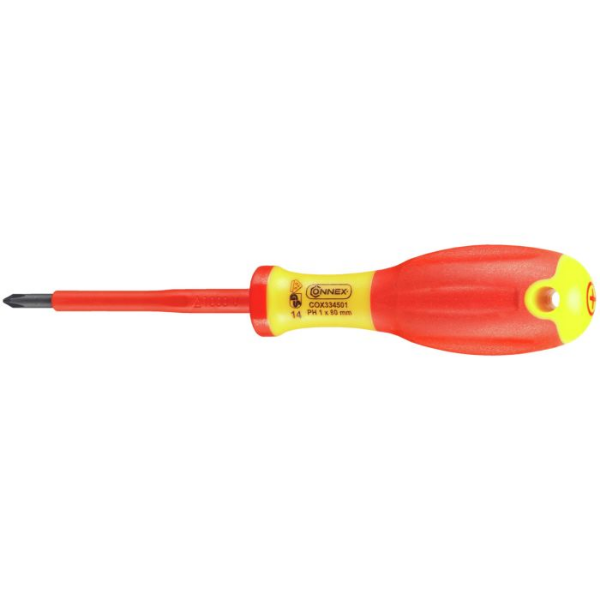 Снимка на  Отвертка изолирирана 1000V кръстата PH1x 80mm COX