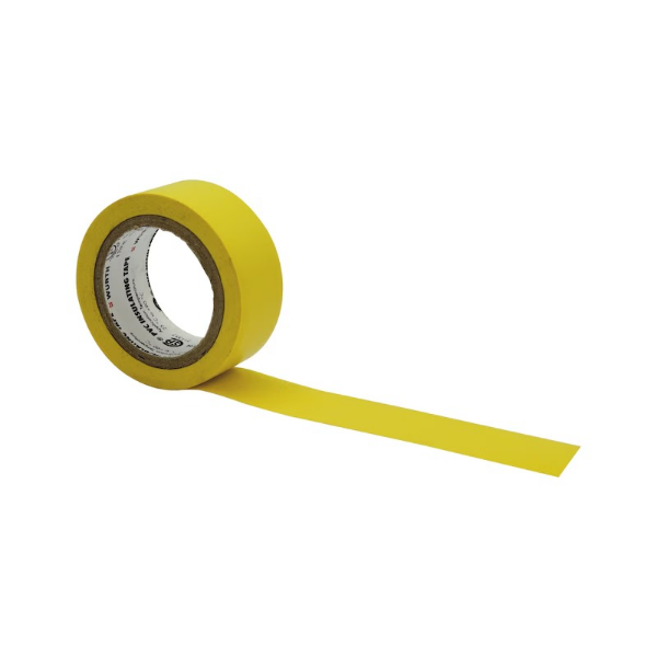 Снимка на Електроизолирбанд 600V, жълт, 19мм х 5м