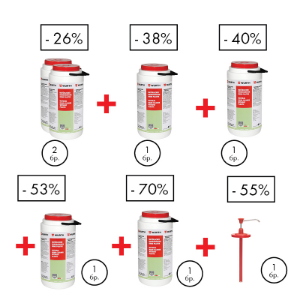 Снимка на  6хПоч срдст за ръце + 1хПомпа за поч срдст за ръце