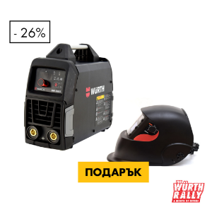 Снимка на Инверторен заваръчен апарат РЕДЗ EWI 200-S+ Соларен заваръчен шлем ”WELDO”