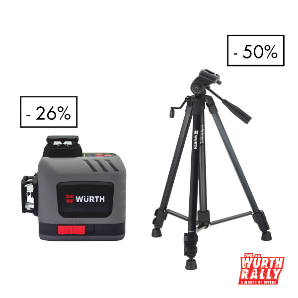 Снимка на Линеен лазер MLG19 + статив L 53–157см 1/4