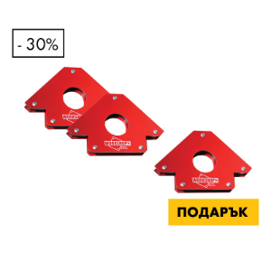 Снимка на 3хМагнитeн ъгъл държач 34кг Workshopr