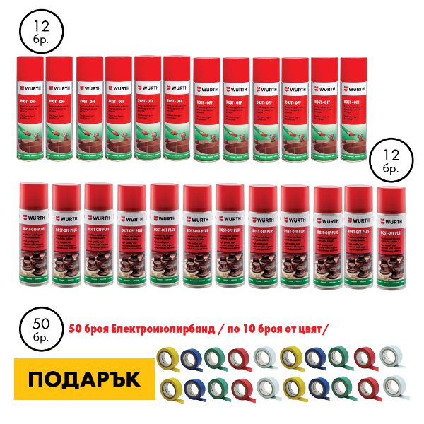 Снимка на Спрей за ръжда Rost off + Електроизолирбанд