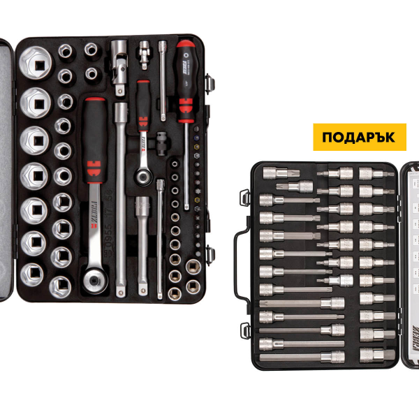 Снимка на К-т тресчотки 56ч. + К-т вложки 31ч. ZEBRA