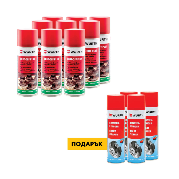 Снимка на Rost Off 400 мл + Чистител за спирачки 500 мл