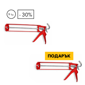 Снимка на 10x Пистолет за картуши 310ml 1800N Workshopr