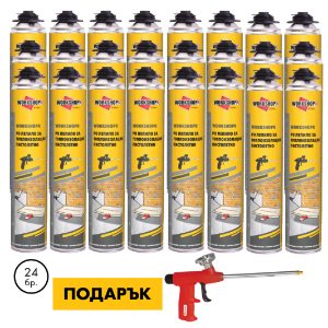 Снимка на 24xWorkshopr леп. за топлоизолация пист.+ пистолет