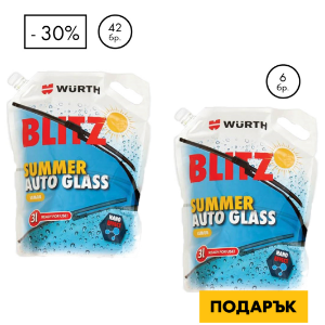Снимка на 48 x Blitz - Лятна течност за чистачки 3л