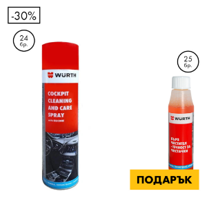 Снимка на Спрей за поддръжка + Лятна течност за чистачки