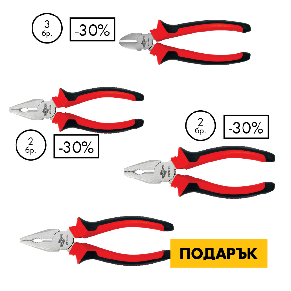 Снимка на Клещи комбинирани + Клещи резачки Workshopr