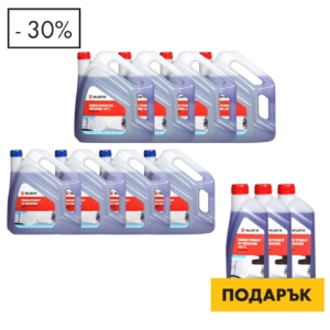 Снимка на Зимна теч. за чистачки, Wuerth, -25°C,4л+конц.4+3л
