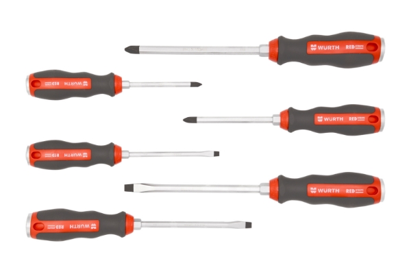 Снимка на Комплект  отвертки ударни SL/PH 6ч REDSTRIPE